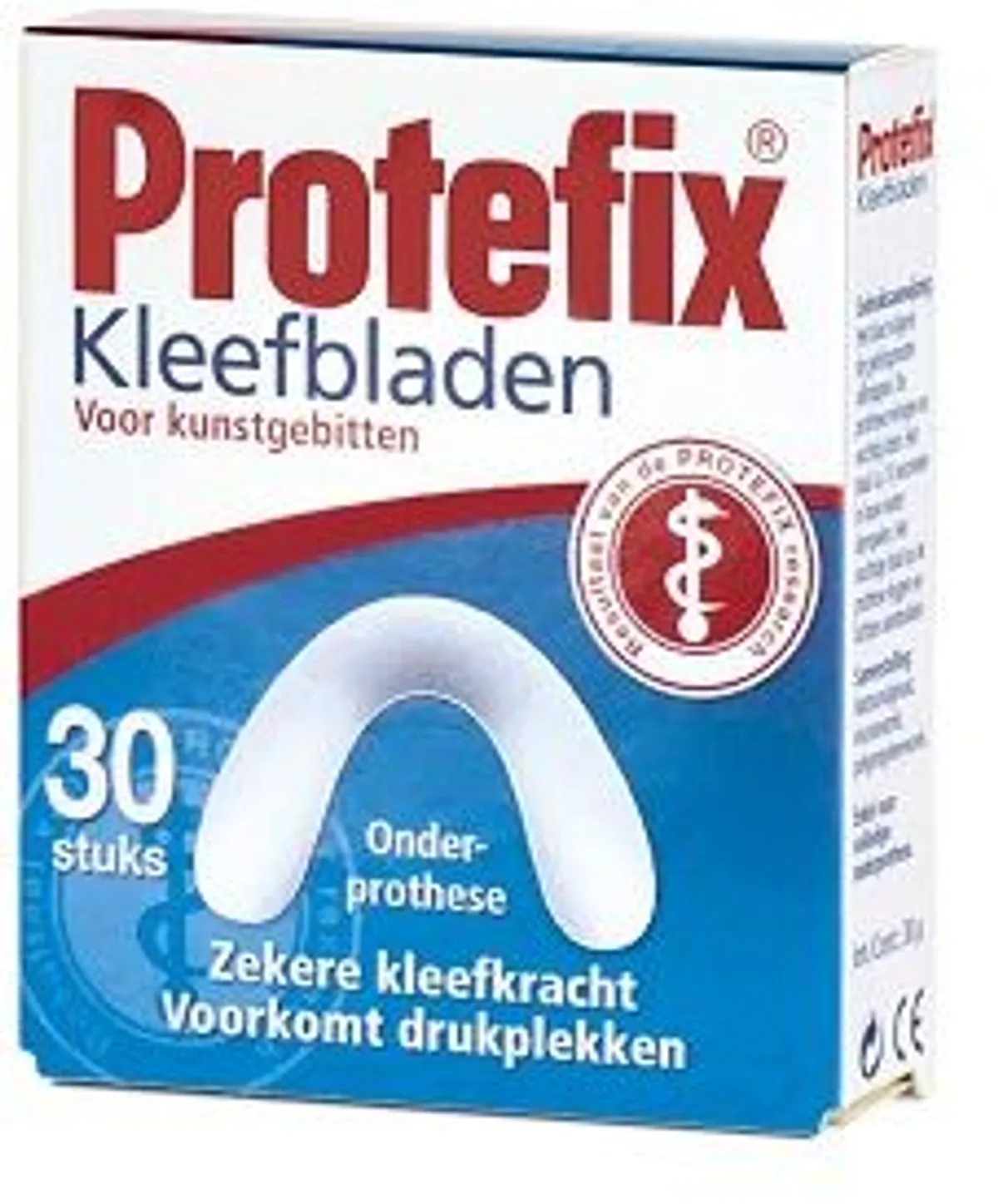 Protefix 30 Zelfklevende Blaadjes Onderste Gebit