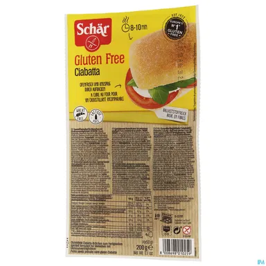 Schar Ciabatta Zonder Gluten 200g
