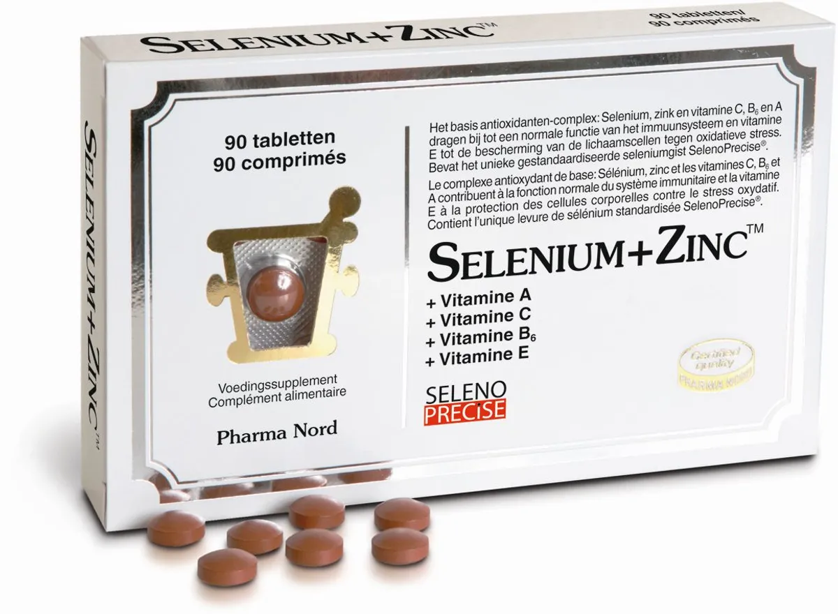 Selenium + Zinc 90 Comprimés