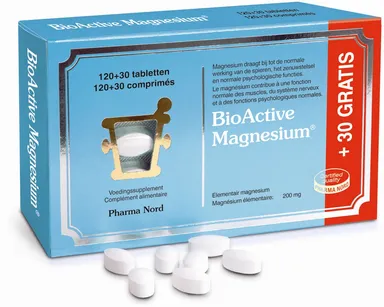 BioActive Magnésium 150 Comprimés (120 + 30 gratuits)