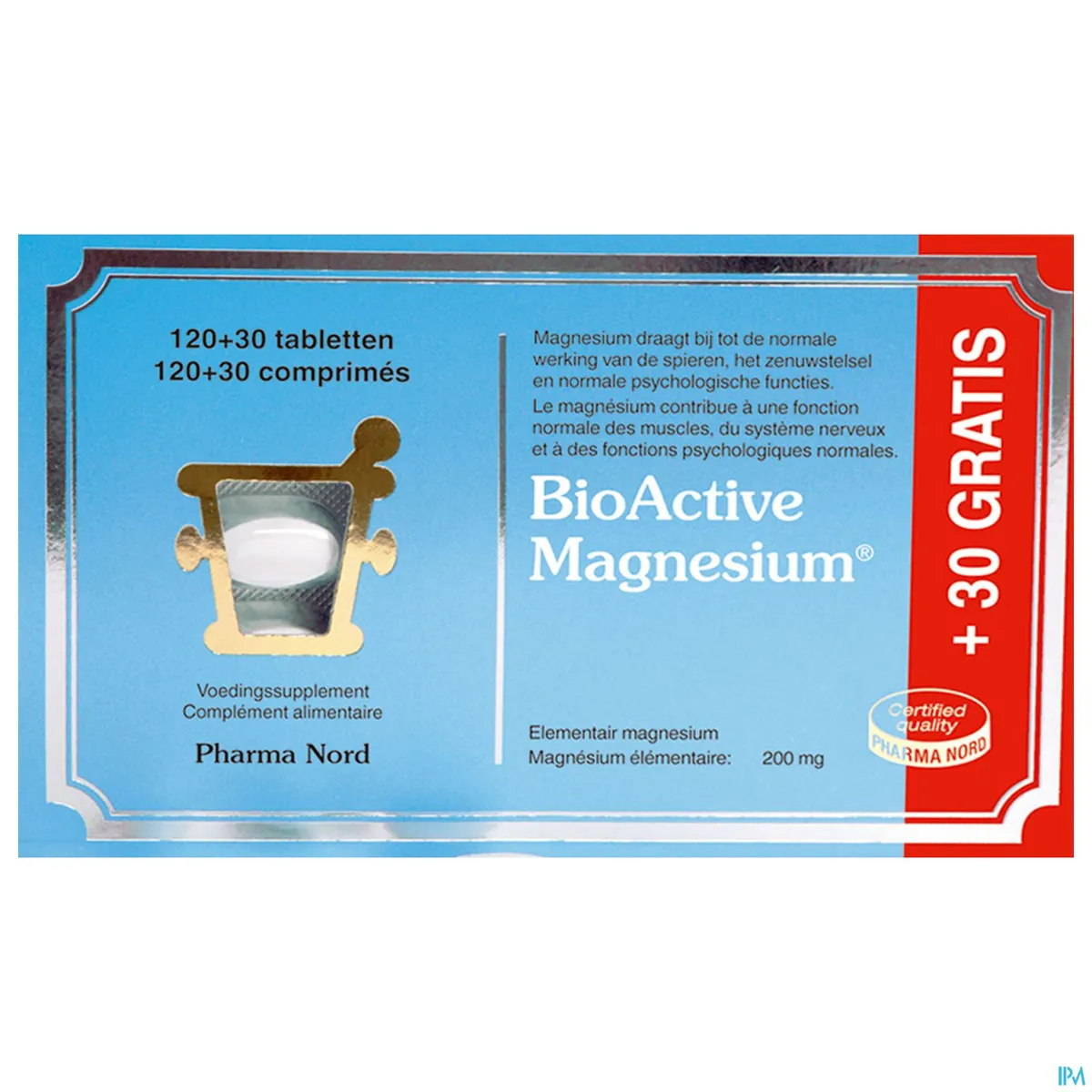 BioActive Magnesium 150 tabletten (120 + 30 gratis)