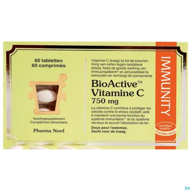 BioActive Vitamine C 750mg 60 Tabletten