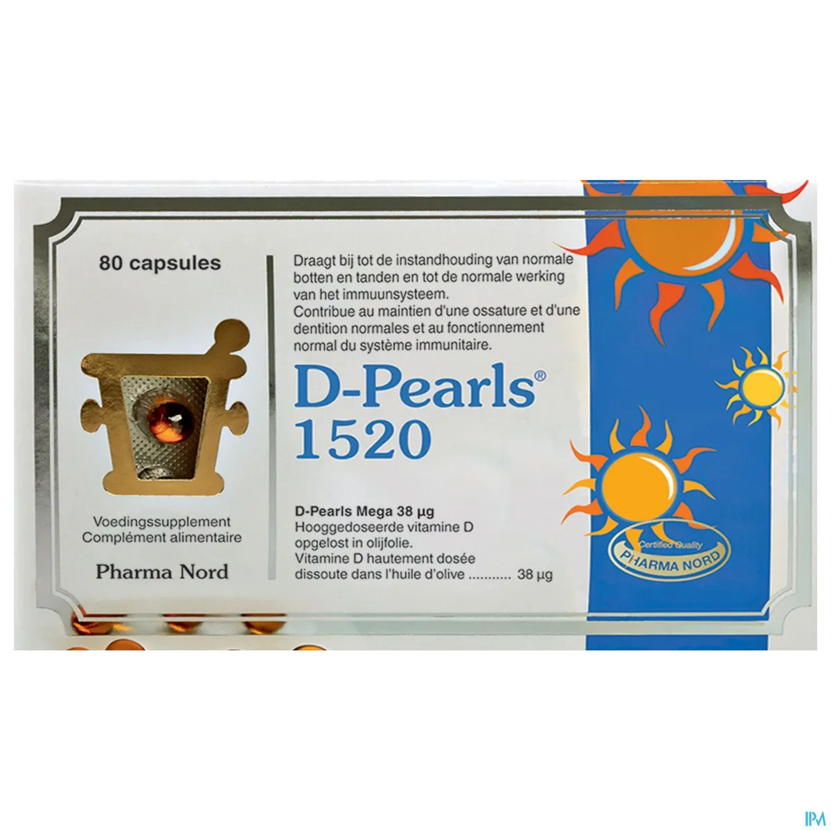 D-Pearls 1520 80 Capsules