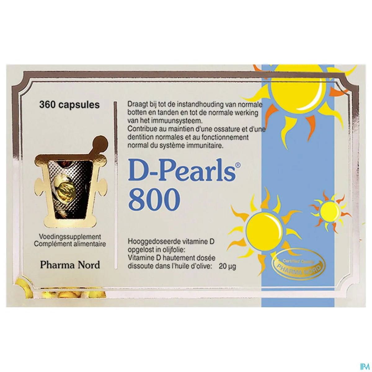 D-Pearls 800 360 Capsules