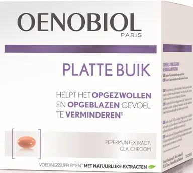 Oenobiol Vrouw 45+ Platte Buik 60 Capsules