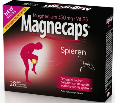 Magnecaps Spieren 28 Poedersticks
