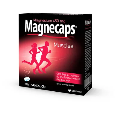 Magnecaps Muscles 30 Comprimés Effervescents