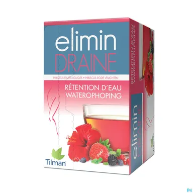 Elimin Draine Rode vruchten Tea-bags 20