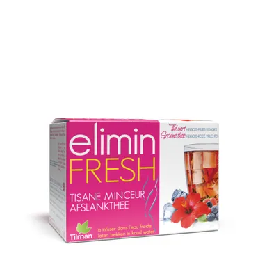 Elimin Fresh Afslankthee Hibiscus-Rode Vruchten 24 Zakjes