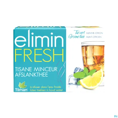 Elimin Fresh Afslankthee Munt-Citroen 24 Zakjes