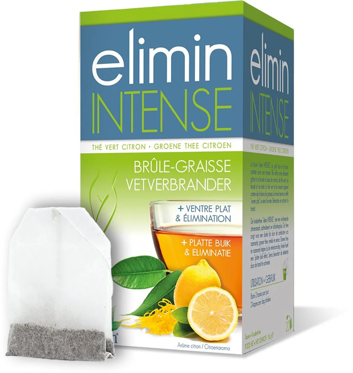 Elimin Intense Tisane Brûle-Graisse Citron 20 Sachets