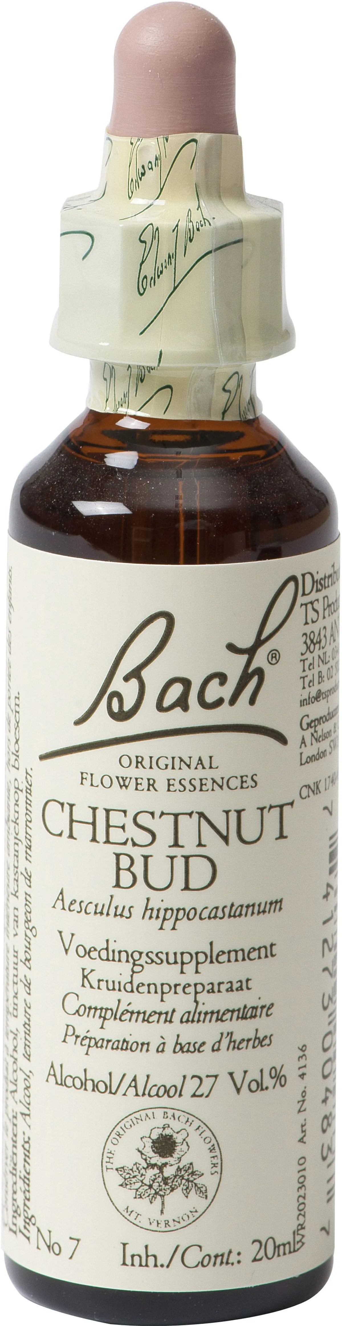 Bach Flower Remedie 07 Chestnut Bud 20ml