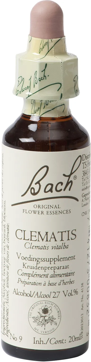 Bach Flower Remedie 09 Clematis 20ml