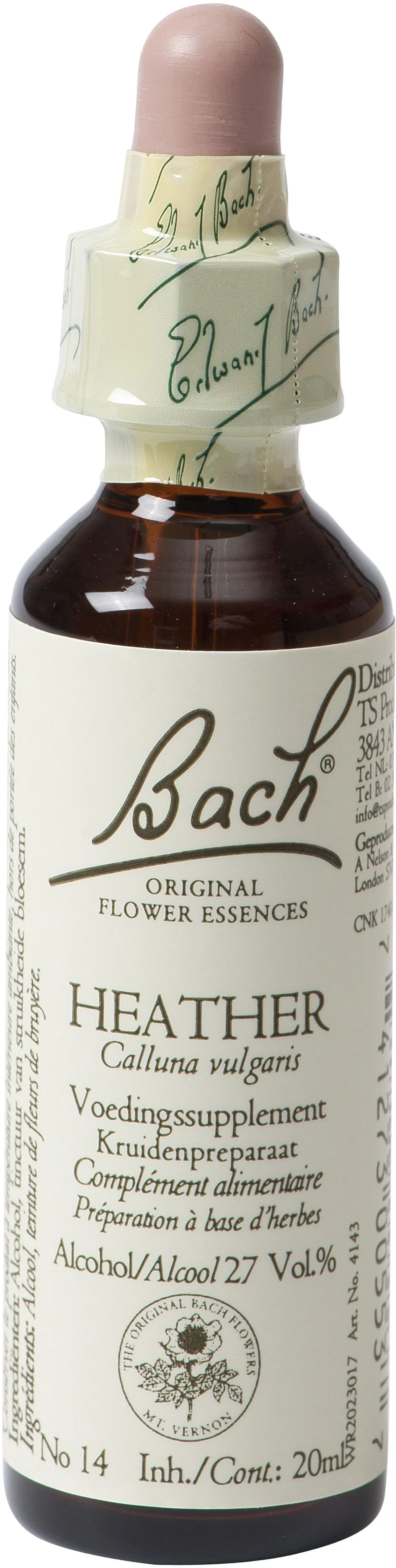 Bach Flower Remedie 14 Heather 20ml