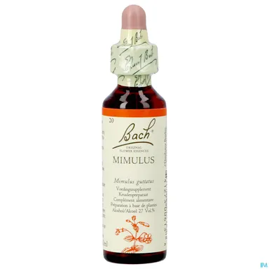 Bach Flower Remedie 20 Mimulus 20ml