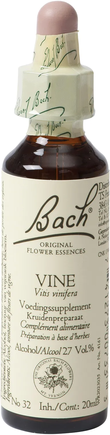 Bach Flower Remedie 32 Vine 20ml