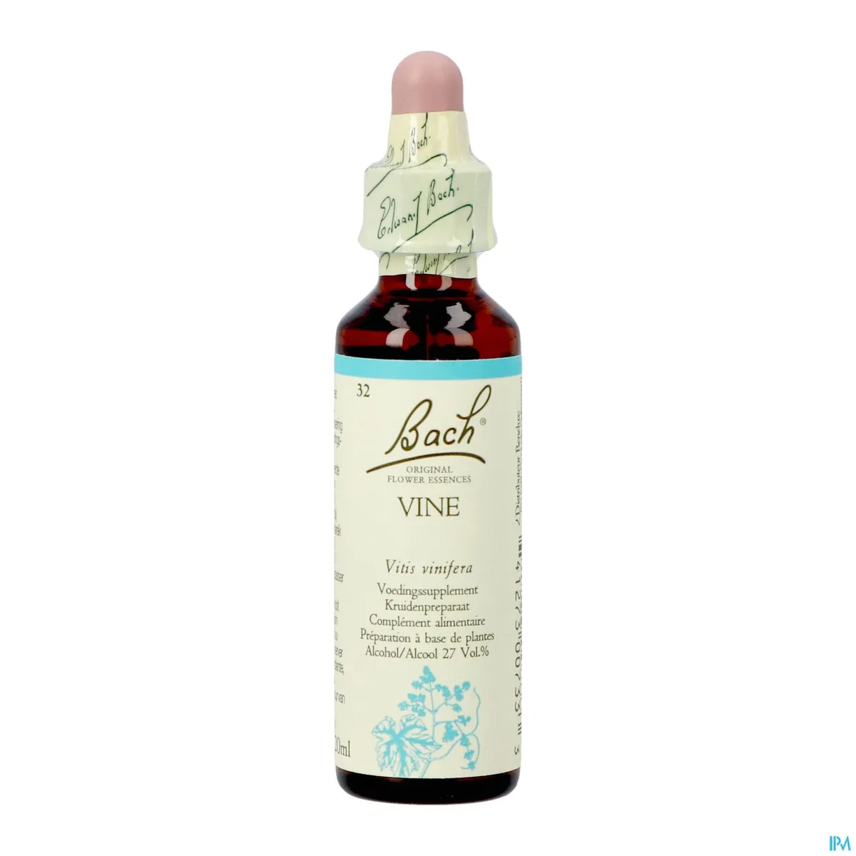 Bachbloesem Remedie 32 Wijnstok 20ml