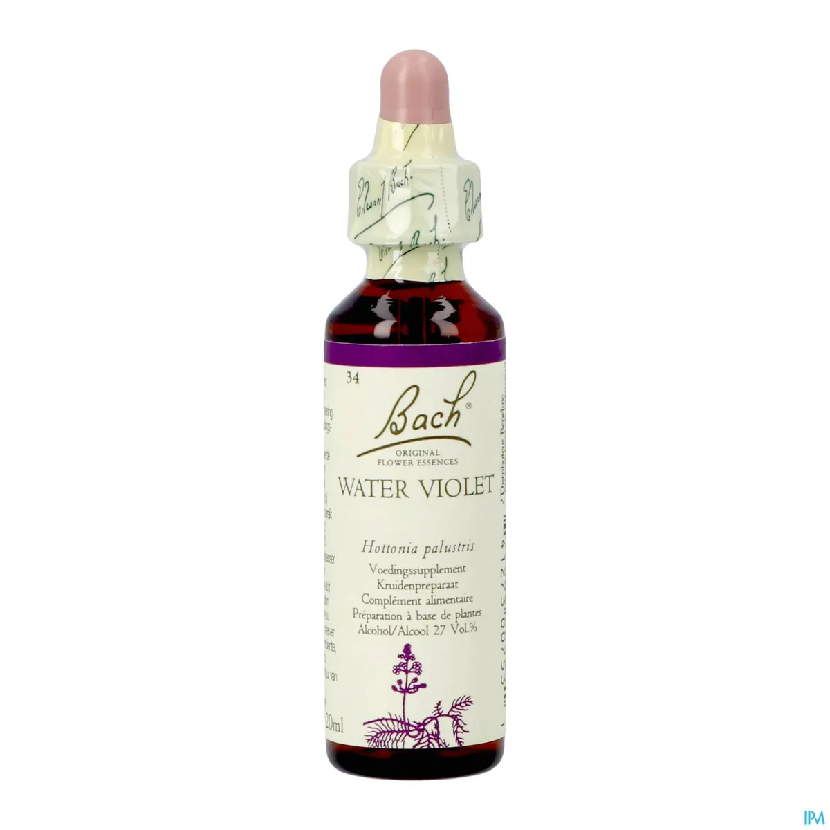 Bachbloesem Remedie 34 Waterviolier 20ml