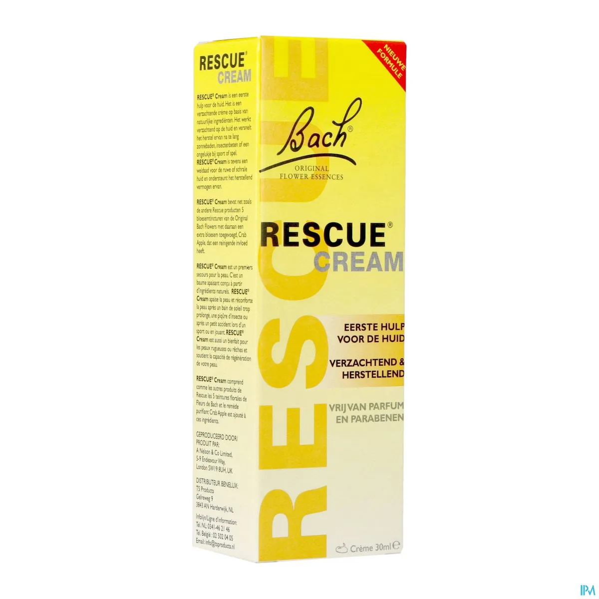Bachbloesem Rescue Crème 10ml
