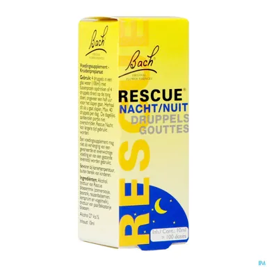 Bach Flower Rescue druppels nacht 10ml