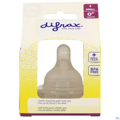 Difrax Flessenspeen Natural Wide Small675