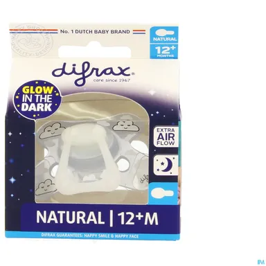 Difrax Fopspeen Natural 12+ Nacht