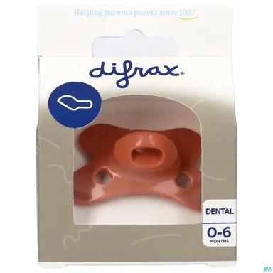 Difrax fopspeen Silicone Mini-dental 0-6m