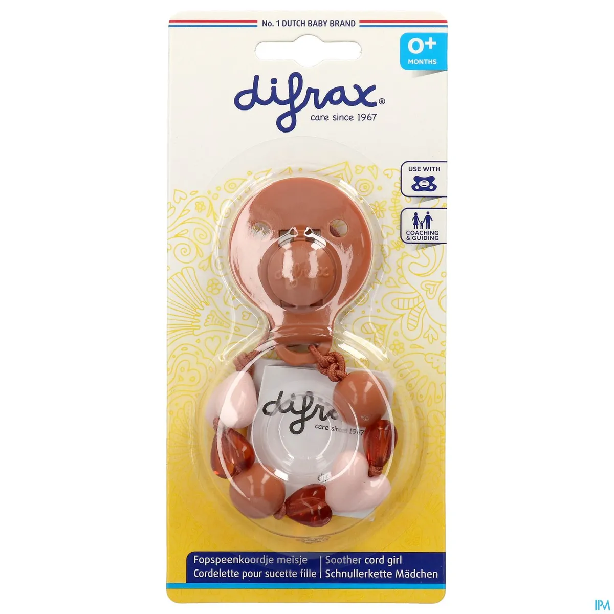 Difrax Touwtje Fopspeen Hartjes 980