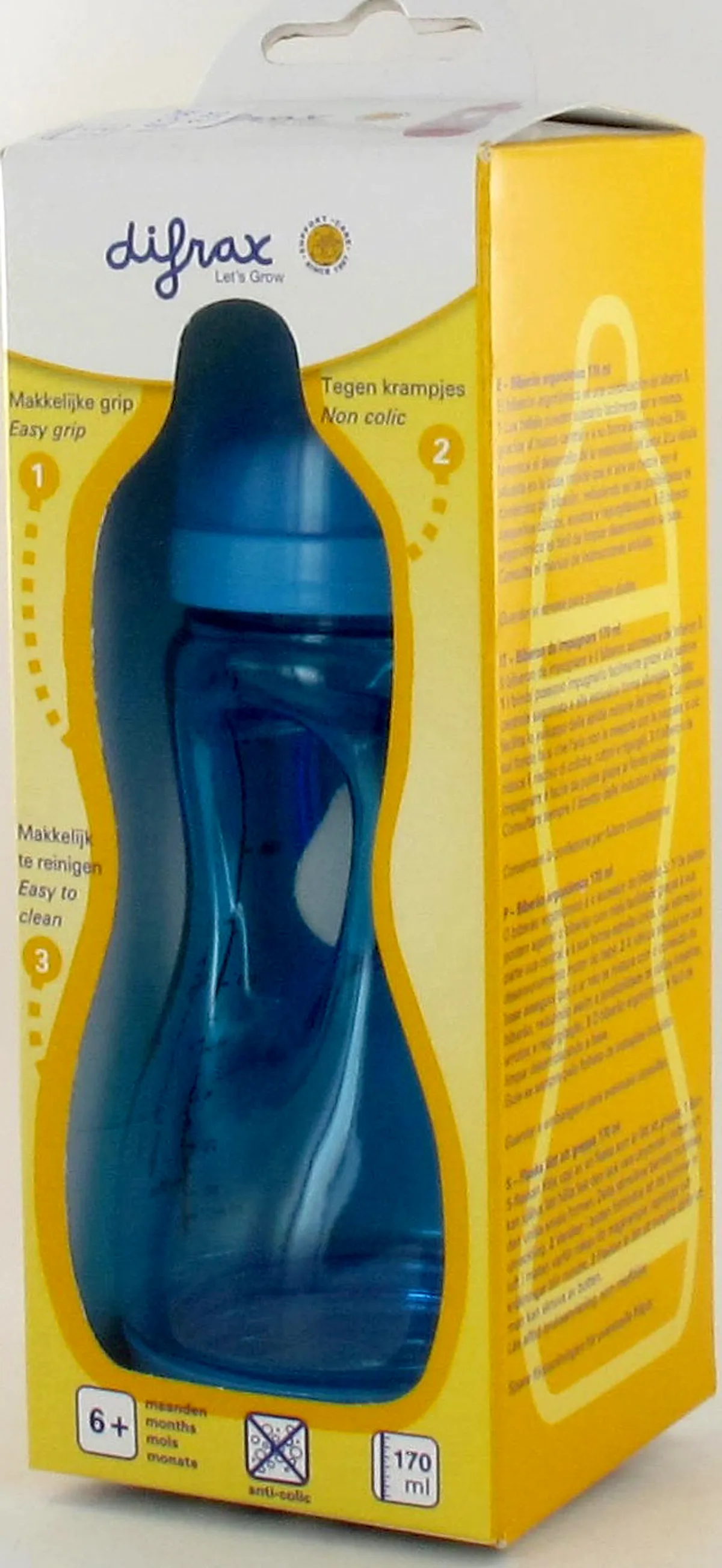 Difrax Biberon Poignee Small 120ml 194