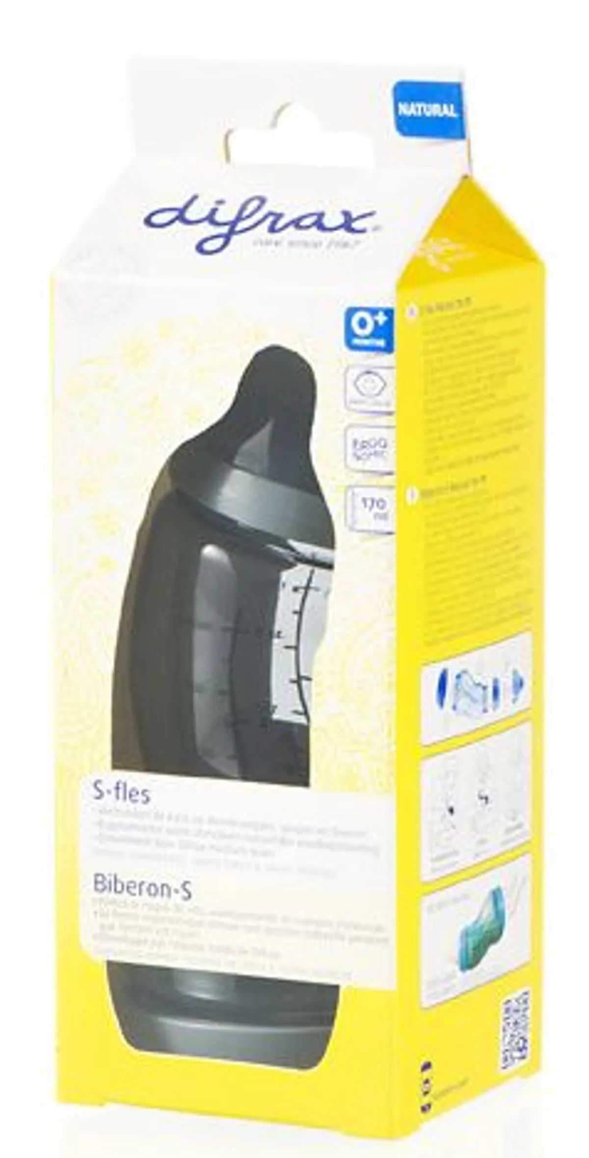 Difrax Biberon-S Natural 170ml