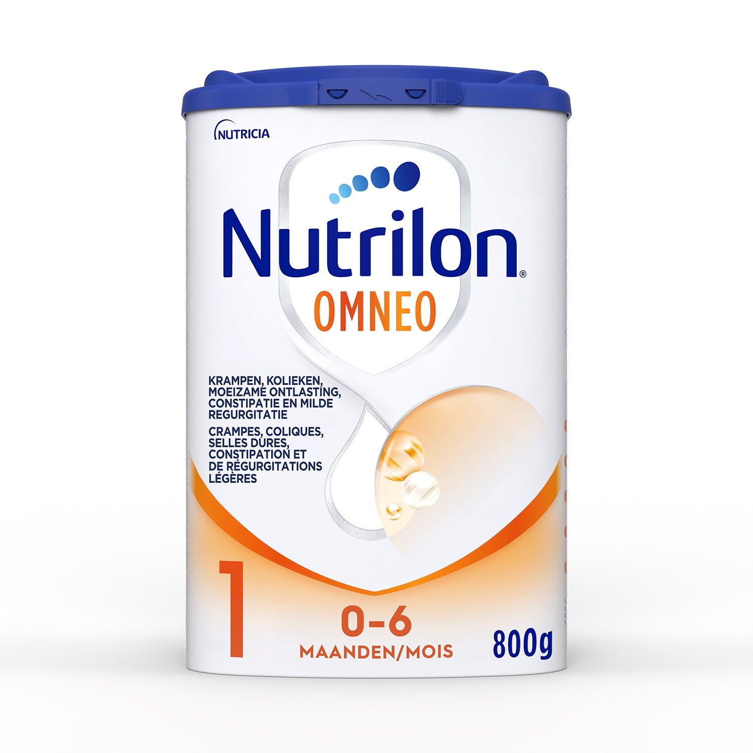 Nutrilon Omneo 1 Baby 0-6 maanden Poeder Blik 800g - Melk 1ste leeftijd |  Online apotheek - Medi-Market
