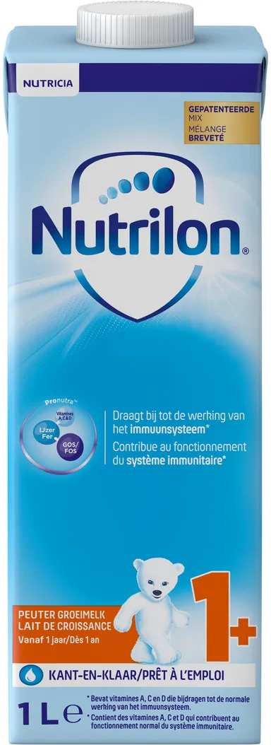 Nutrilon 1+ Lait De Croissance Enfant dès 1 an Liquide Brique 1L