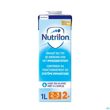 Nutrilon 2+ Peuter Groeimelk Vloeibare Kinderen Vanaf 2 jaar Brik 1L