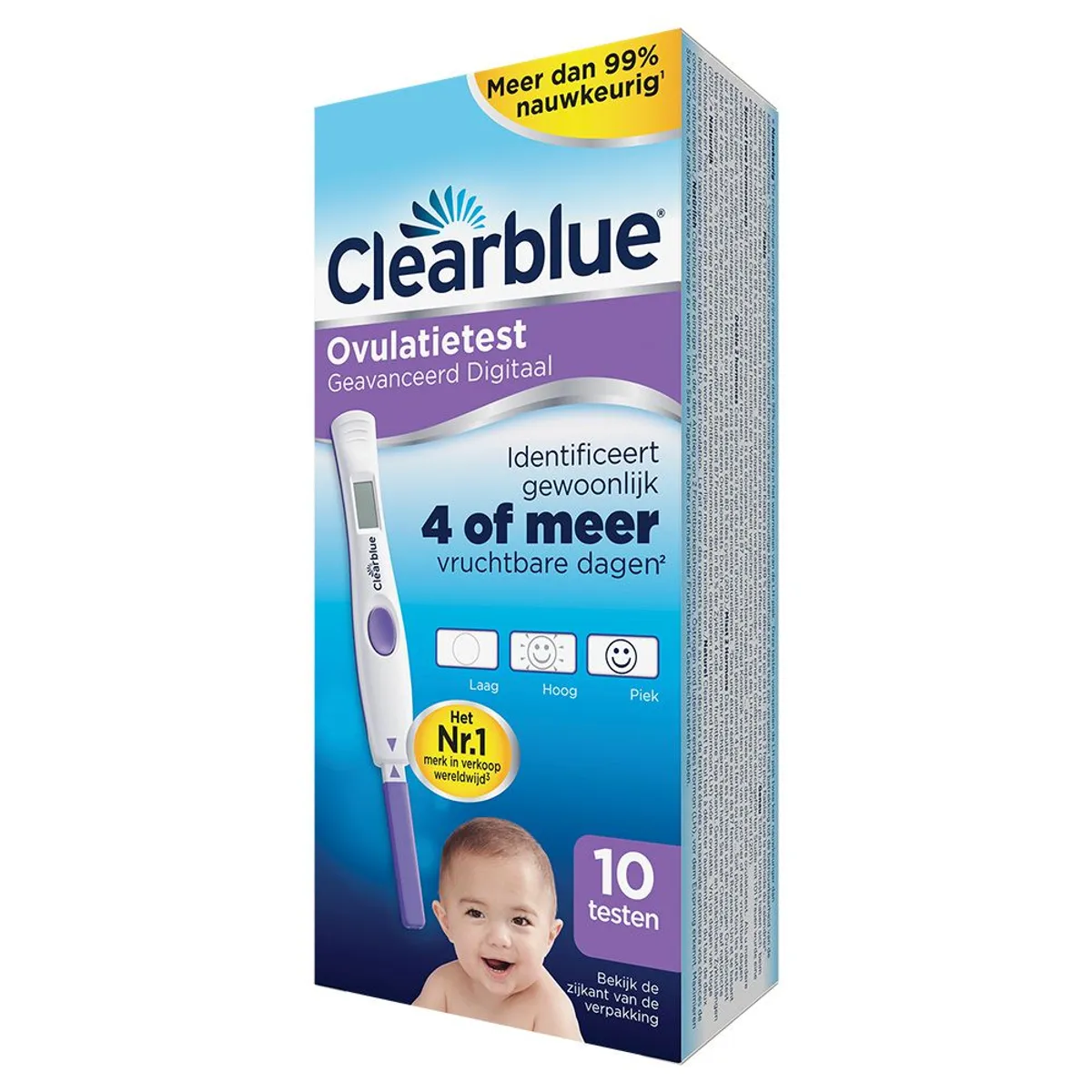 Clearblue Geavanceerde Digitale Ovulatietest 10 Tests