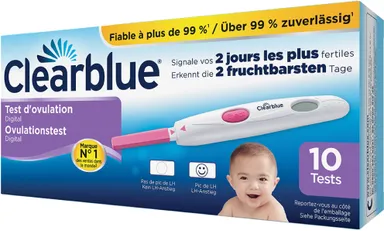 Clearblue Test d'Ovulation Digital 10 Tests