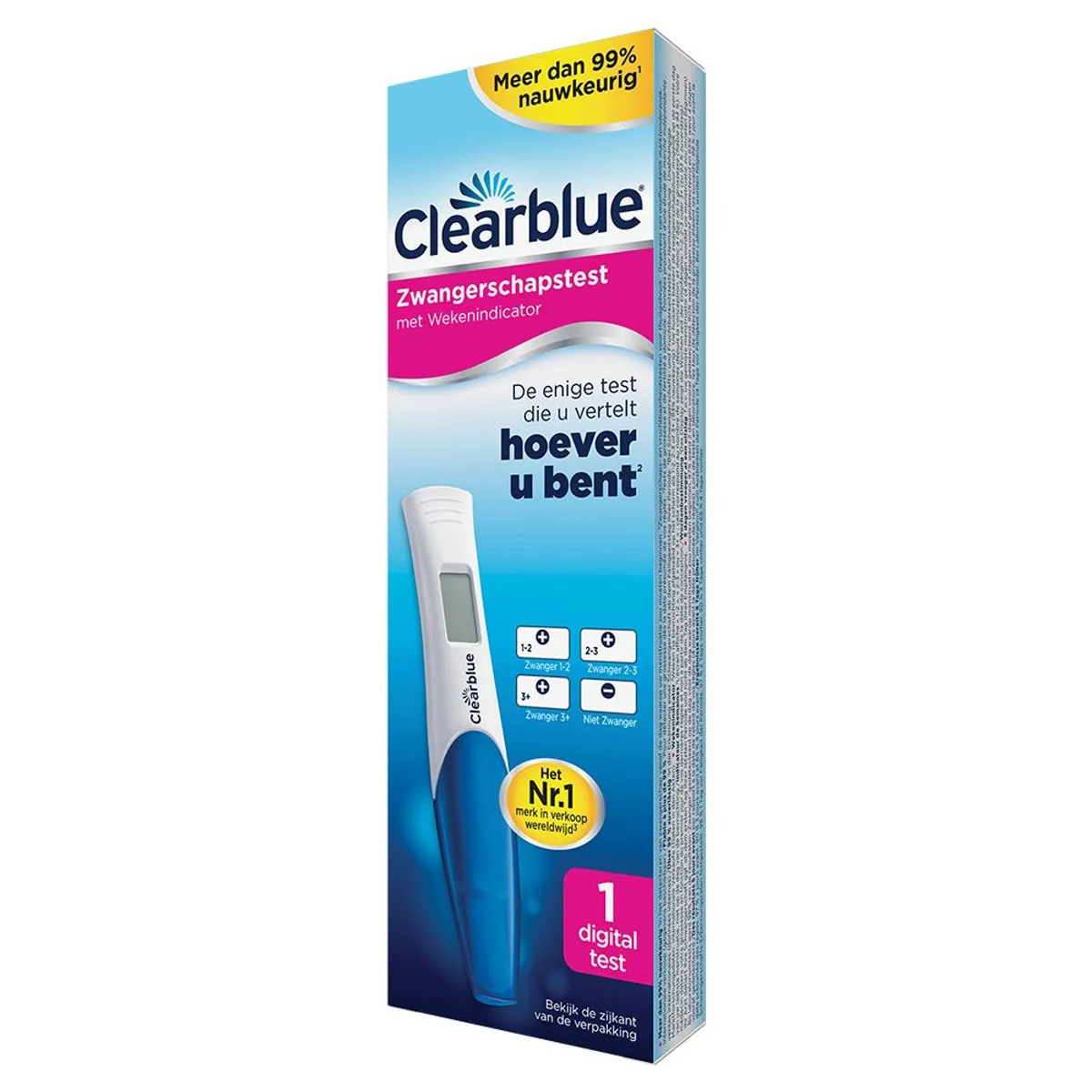Clearblue Zwangerschapstest met Wekenindicator 1 Test