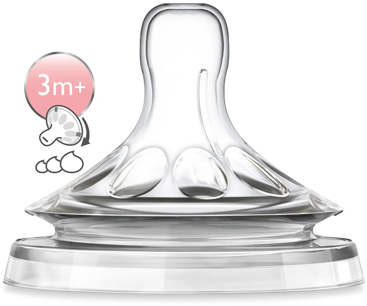 Avent Natural 2 spenen met variabel debiet