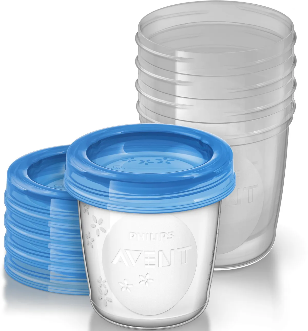 Avent Via Natural 5 Bewaarbekers 180ml