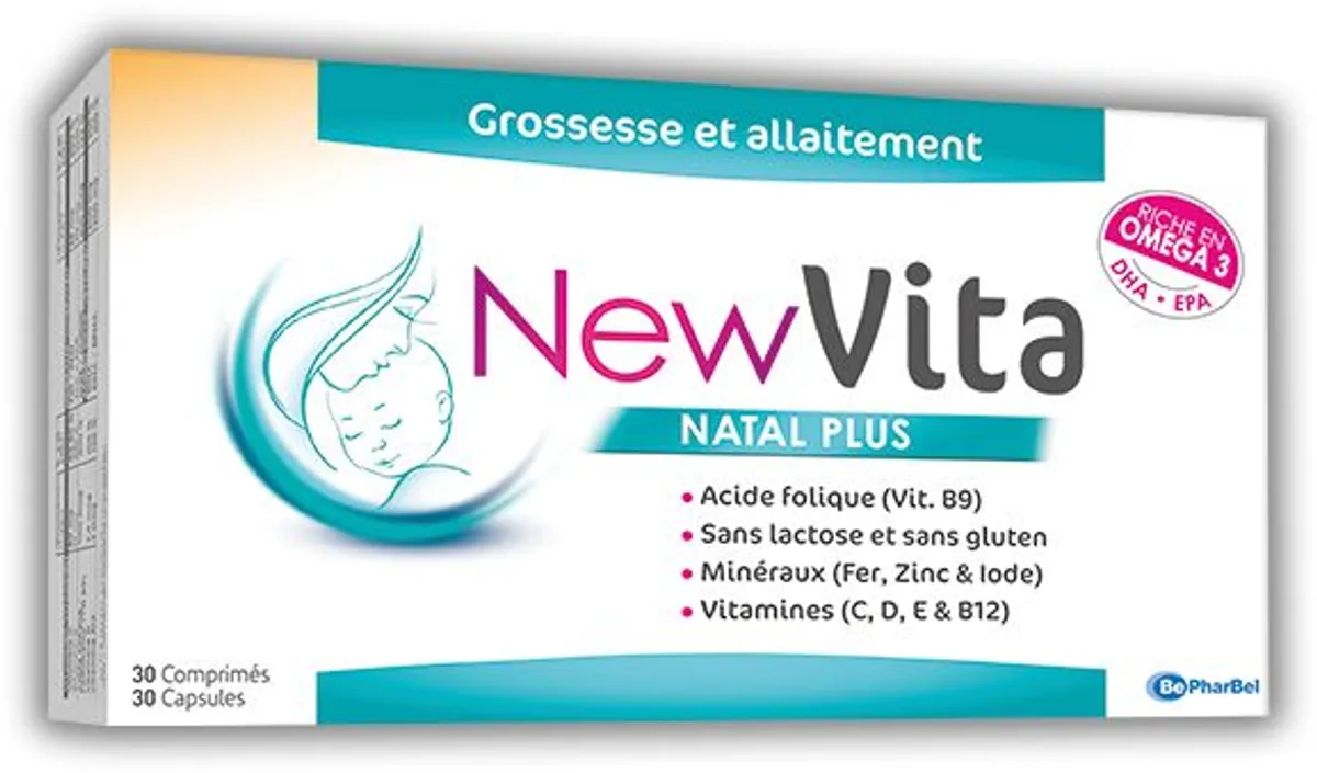 NewVita Natal Plus 30 Comprimés + 30 Capsules