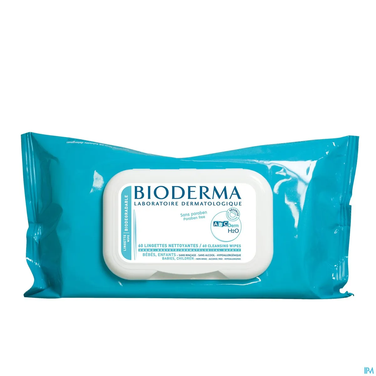 Bioderma ABC Derm H2O 60 reinigingsdoekjes
