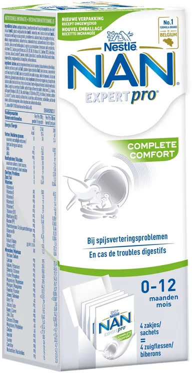 NESTLÉ NAN ExpertPro Complete Comfort Sticks Zuigelingenmelk 0-12 maanden 4x26,2 g