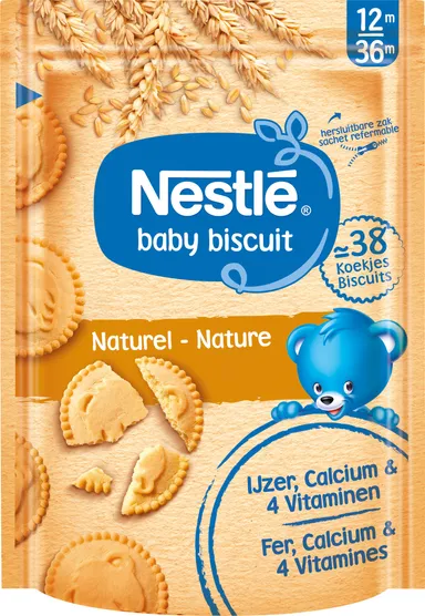 NESTLÉ Baby Biscuit Natuur Baby 12+ Maanden 180g