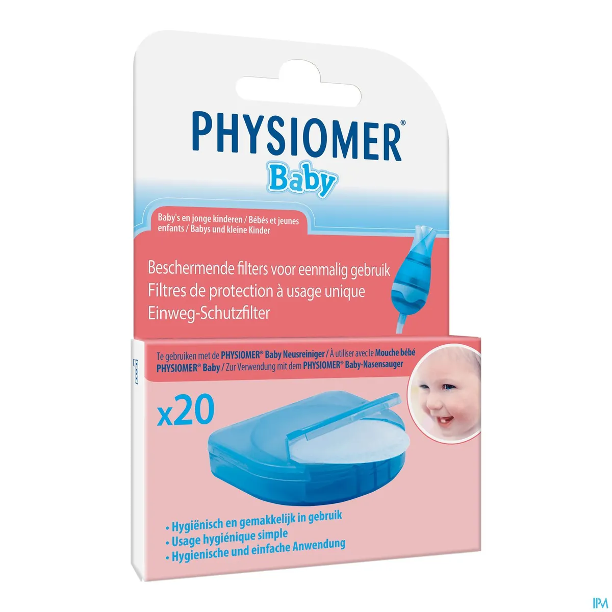 Physiomer Baby 20 Filters Voor Babyneusreiniger