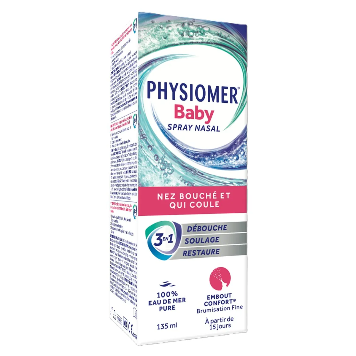 Physiomer Baby Spray Nasal Hygiène Nasale Prévention Active 135ml