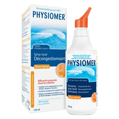 Physiomer Sinus Spray Nasal Décongestionnant 135ml