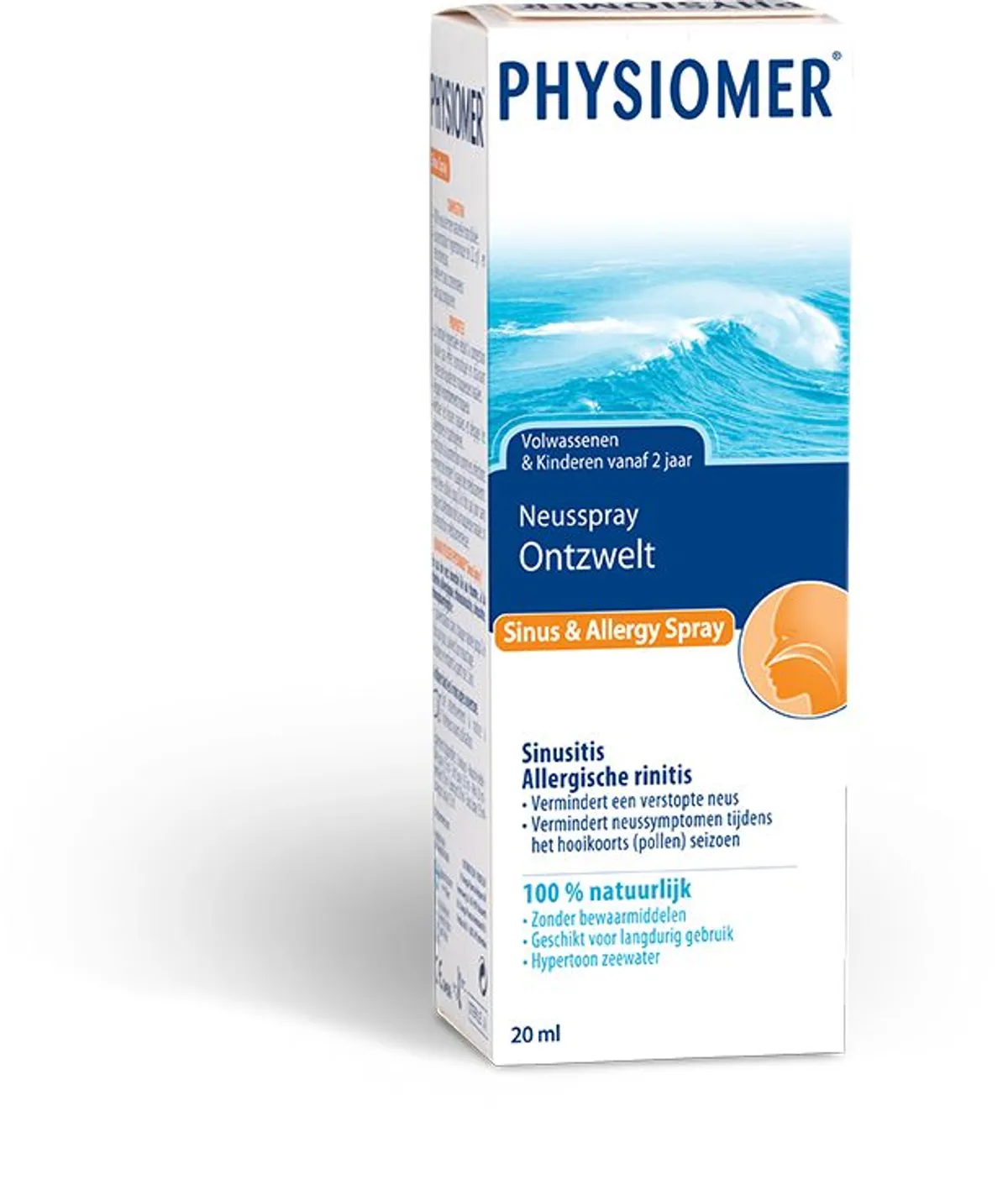 Physiomer Sinus & Allergy Pocket Ontzwellende Neusspray 20ml