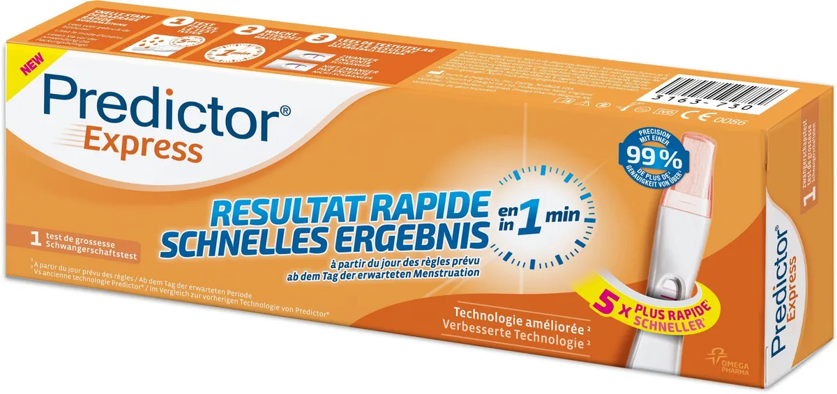 Predictor Express 1 Minute 1 Test
