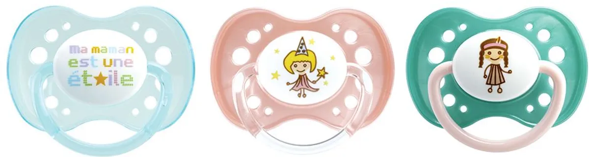 Dodie Anatomische Fopspeen Meisje (+ 18 maanden)