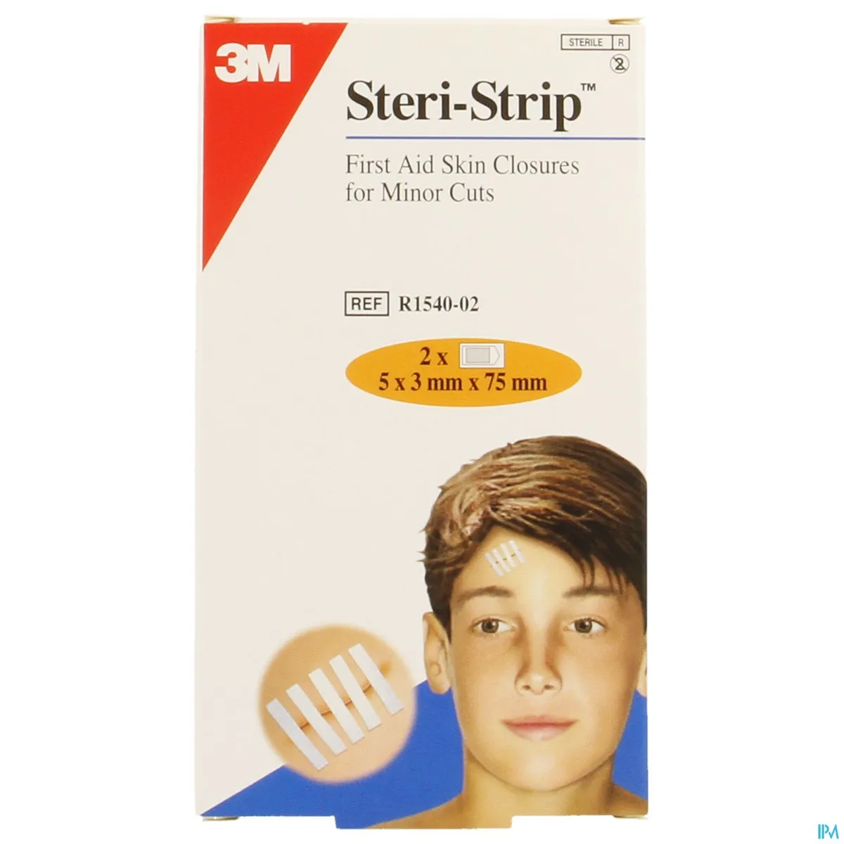 Steri-Strip 3M Steriel 2x5 Strips 3mmx7,5cm