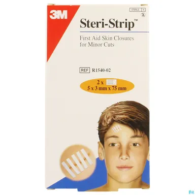 Steri-Strip 3M Steriel 2x5 Strips 3mmx7,5cm